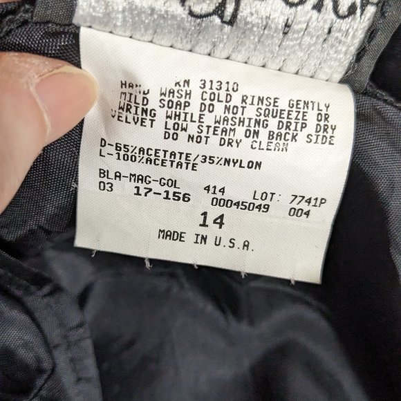 Ms Choice California Black Crushed Velvet Geometric Jacket Dress - 14 - Picture 15 of 16